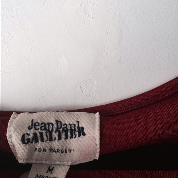 Jean Paul Gaultier Red holiday Y2K Drape Dress M - Picture 5 of 5